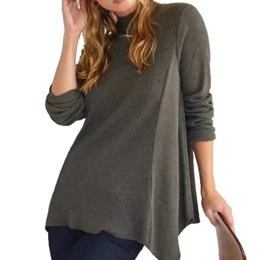 T.la Anthropologie Sloan Mock Neck Thermal